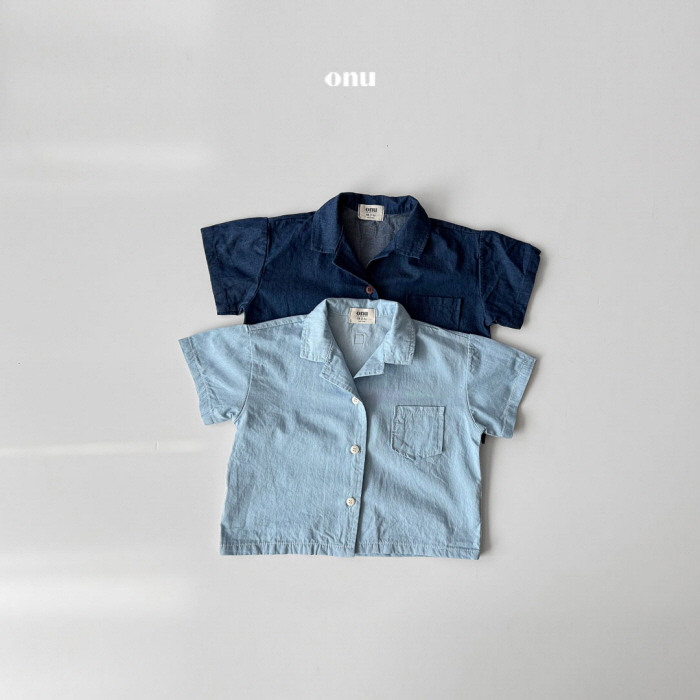 Onu - Korean Children Fashion - #prettylittlegirls - Maison Denim Shirt