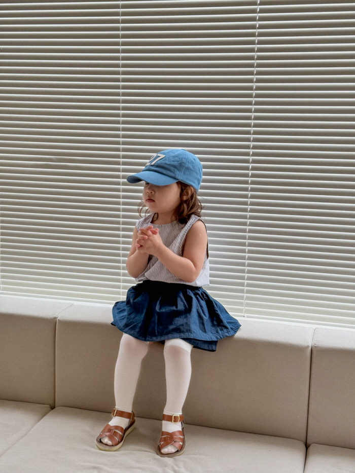 Onu - Korean Children Fashion - #prettylittlegirls - Denim Skirt Pants - 10