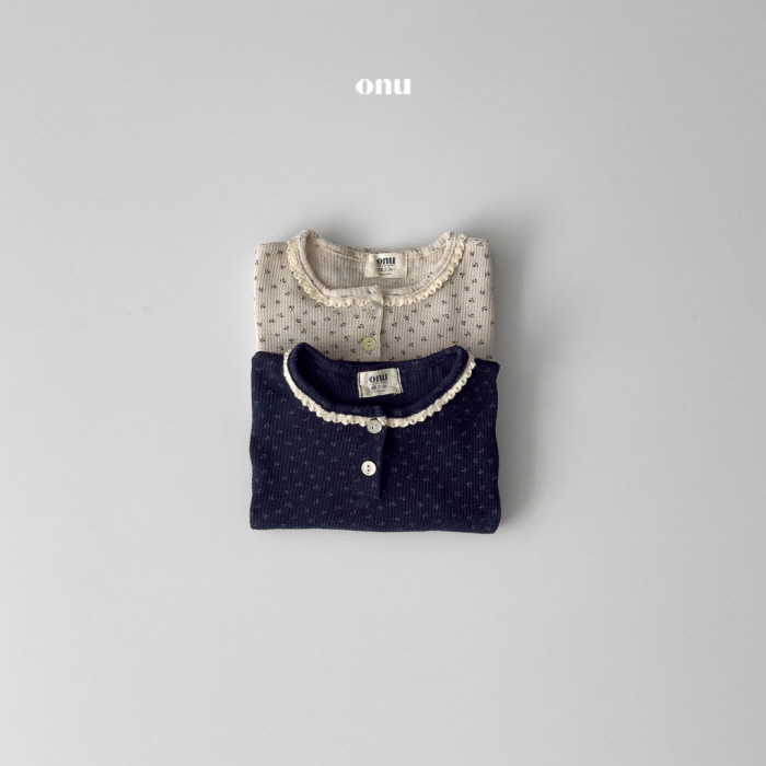 Onu - Korean Children Fashion - #stylishchildhood - Lace Tee - 2