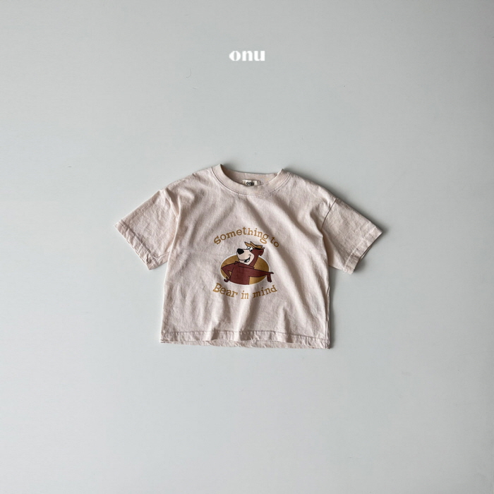 Onu - Korean Children Fashion - #todddlerfashion - Something Bear Tee - 10
