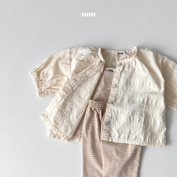 Onu - Korean Children Fashion - #todddlerfashion - Jacquard Blouse - 5