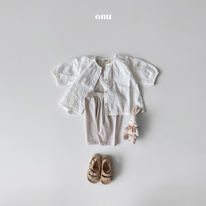 Onu - Korean Children Fashion - #toddlerclothing - Jacquard Blouse - 6