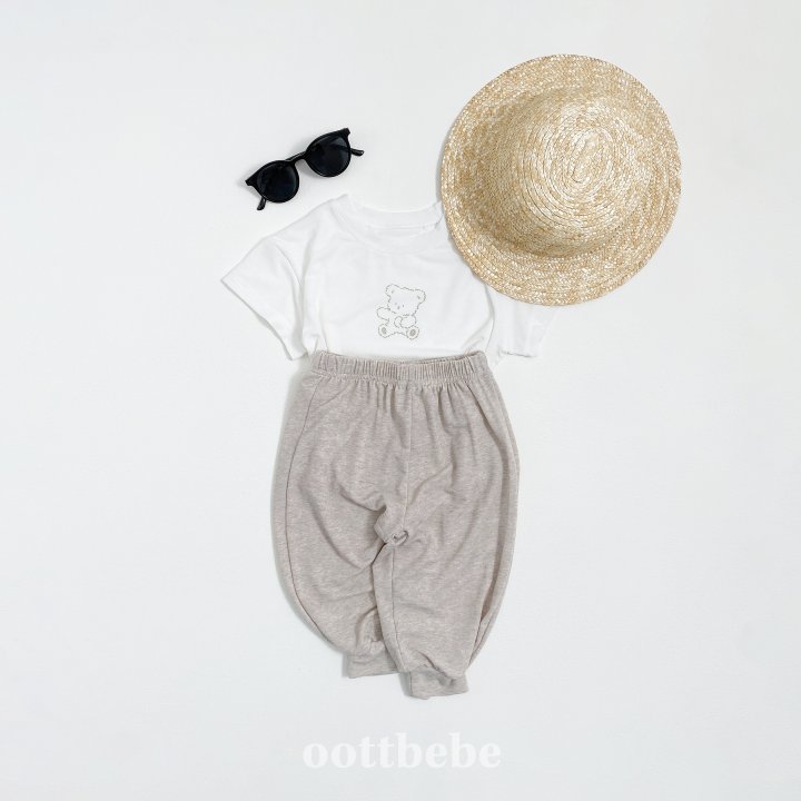 Oott Bebe - Korean Baby Fashion - #babyboutique - Nupi Jogger Pants - 6
