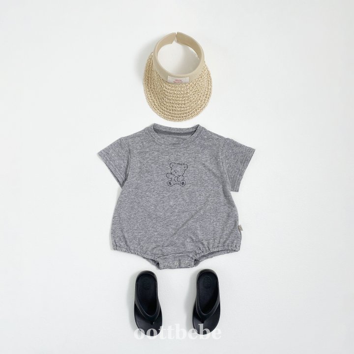Oott Bebe - Korean Baby Fashion - #babyboutique - Nupi Short Sleeve Suit - 5