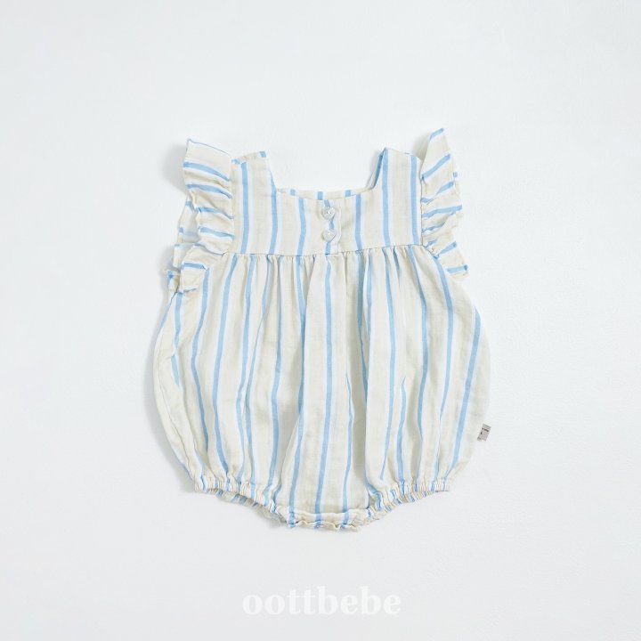 Oott Bebe - Korean Baby Fashion - #babyboutique - Melona Frill Suit - 7