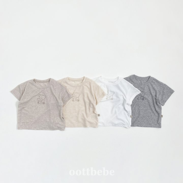 Oott Bebe - Korean Baby Fashion - #babyclothing - Noopi Short Sleeve Tee - 2