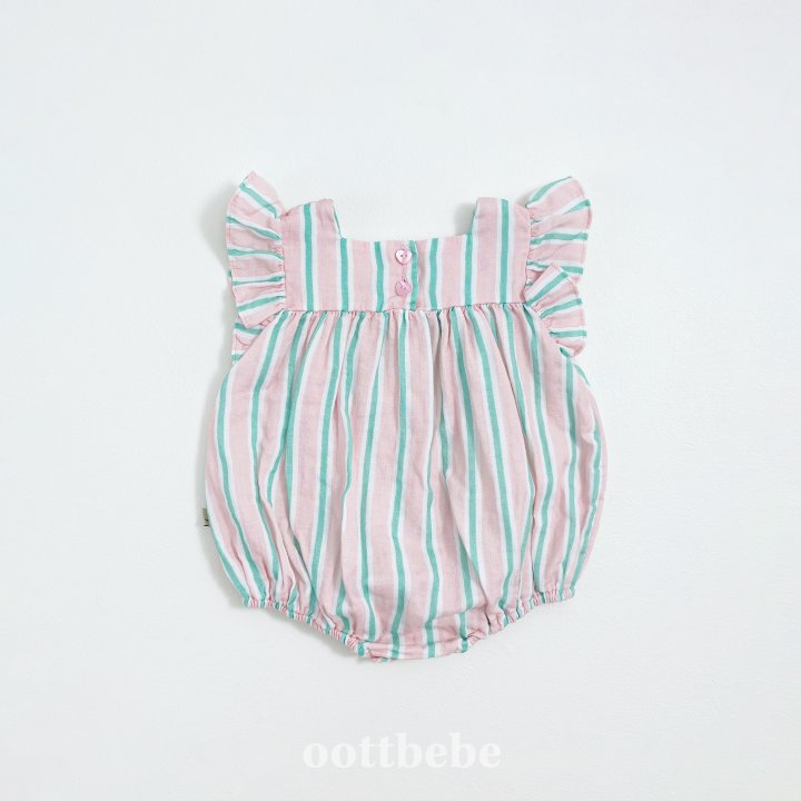 Oott Bebe - Korean Baby Fashion - #babyclothing - Melona Frill Suit - 9
