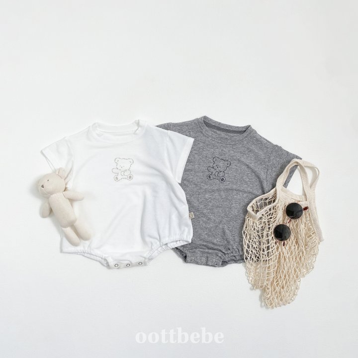 Oott Bebe - Korean Baby Fashion - #babyfever - Nupi Short Sleeve Suit - 9