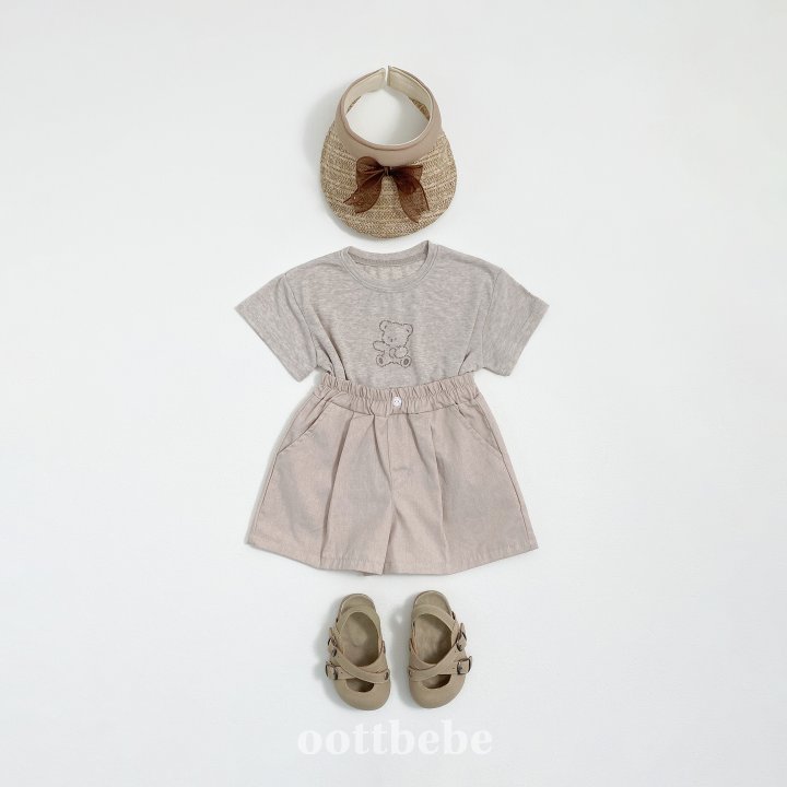 Oott Bebe - Korean Baby Fashion - #babygirlfashion - Noopi Short Sleeve Tee - 5