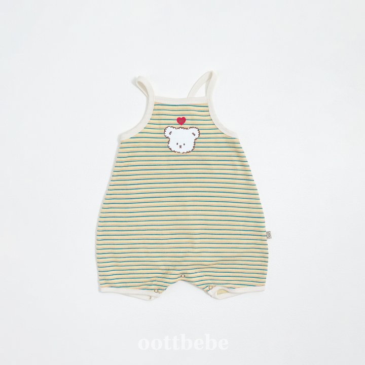 Oott Bebe - Korean Baby Fashion - #babyoninstagram - Bead Waffle Suit - 7