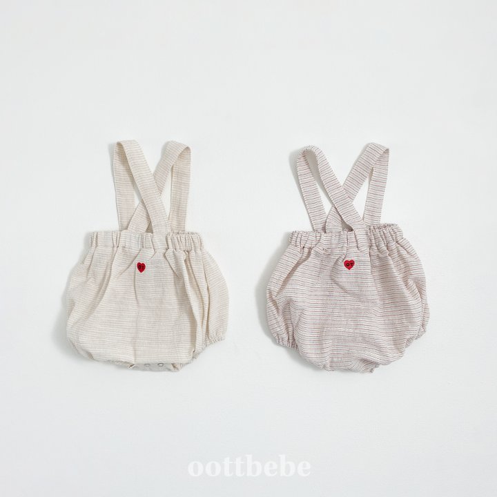 Oott Bebe - Korean Baby Fashion - #babyoninstagram - Low Suspender Bloomer - 2
