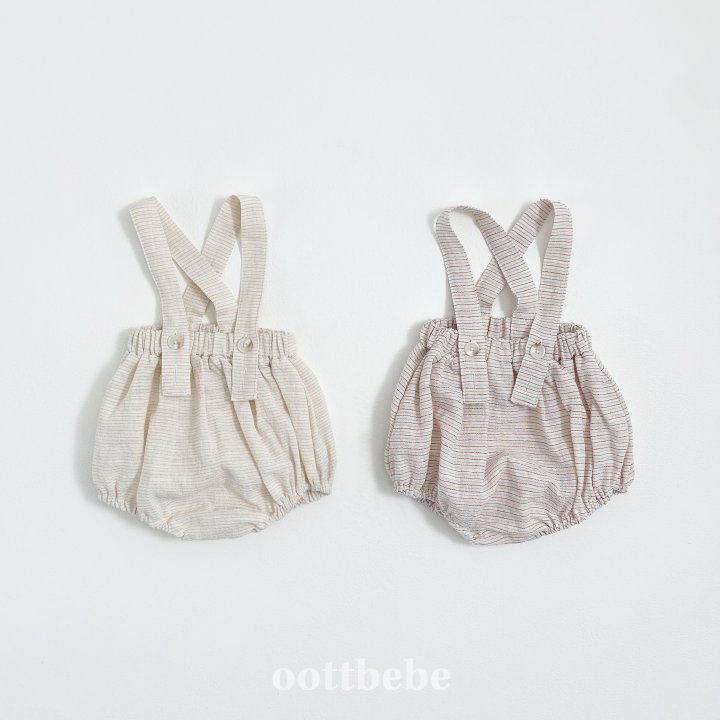 Oott Bebe - Korean Baby Fashion - #babyootd - Low Suspender Bloomer - 3