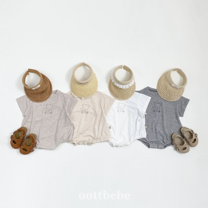 Oott Bebe - Korean Baby Fashion - #babywear - Nupi Short Sleeve Suit