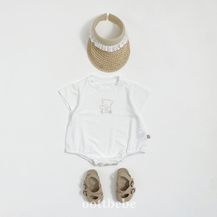 Oott Bebe - Korean Baby Fashion - #onlinebabyboutique - Nupi Short Sleeve Suit - 2