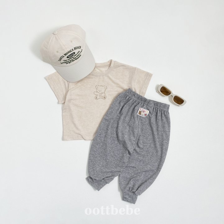 Oott Bebe - Korean Baby Fashion - #onlinebabyboutique - Nupi Jogger Pants - 4