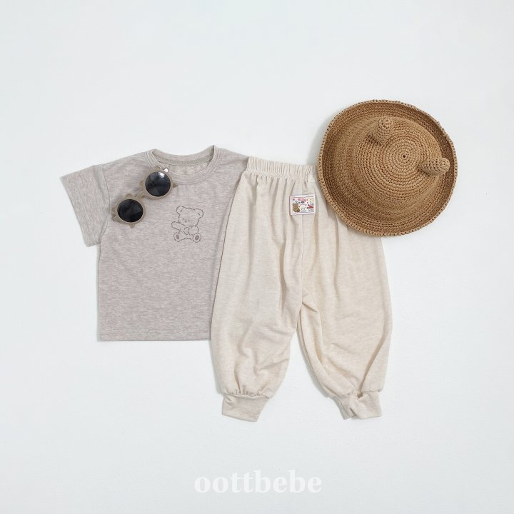 Oott Bebe - Korean Baby Fashion - #smilingbaby - Nupi Jogger Pants - 5