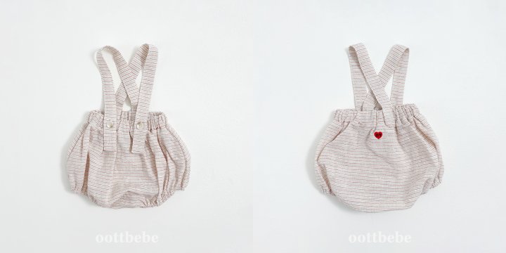 Oott Bebe - Korean Baby Fashion - #smilingbaby - Low Suspender Bloomer - 9