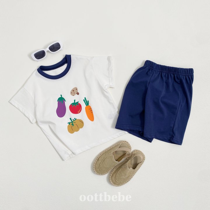 Oott Bebe - Korean Children Fashion - #Kfashion4kids - Vegetable Market Top Bottom Set - 6