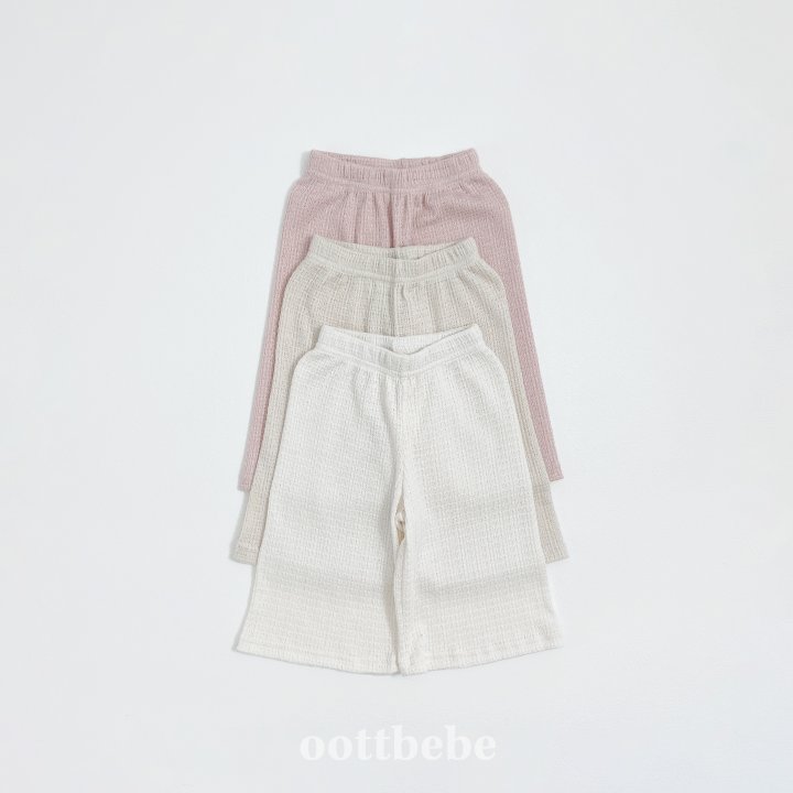 Oott Bebe - Korean Children Fashion - #Kfashion4kids - Rose Knit Set (set of 3) - 9