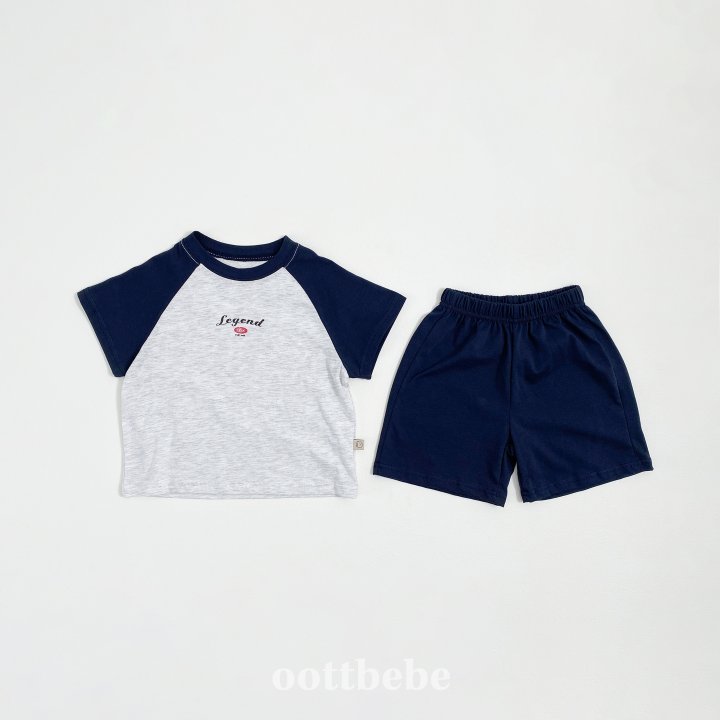 Oott Bebe - Korean Children Fashion - #Kfashion4kids - Legend Top Bottom Set - 2