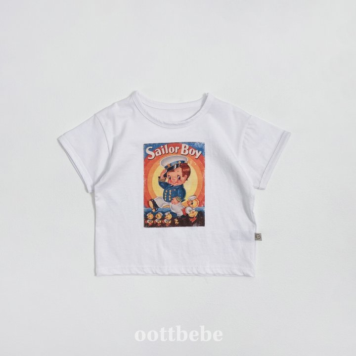 Oott Bebe - Korean Children Fashion - #childofig - Vintage Post Tee - 4