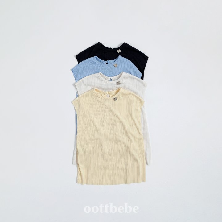 Oott Bebe - Korean Children Fashion - #childofig - Volley Pleated One-piece