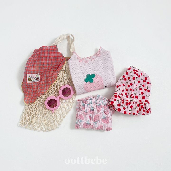 Oott Bebe - Korean Children Fashion - #childofig - Strawberry Milk Tee - 9