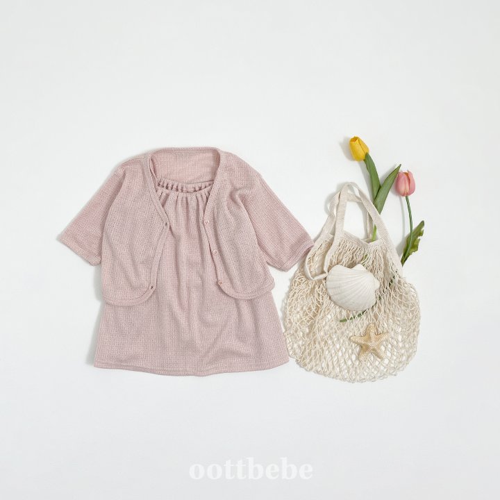 Oott Bebe - Korean Children Fashion - #prettylittlegirls - Rose Dress Set - 4