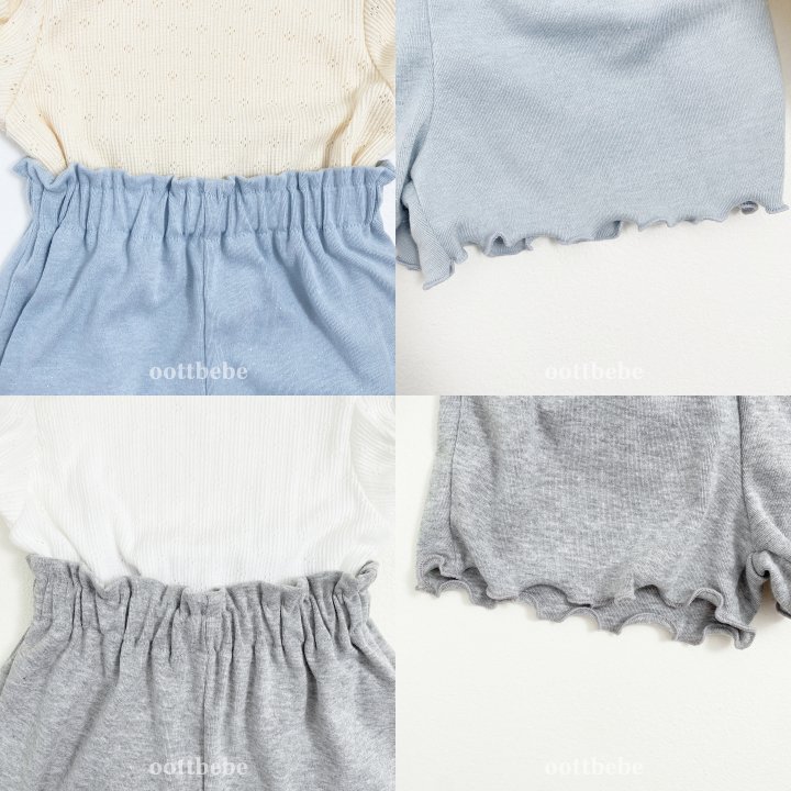 Oott Bebe - Korean Children Fashion - #childofig - Shiny Frill Pants - 9