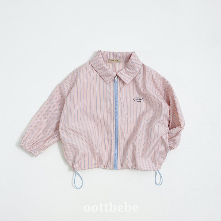 Oott Bebe - Korean Children Fashion - #prettylittlegirls - Pose Collar Windbreaker - 4