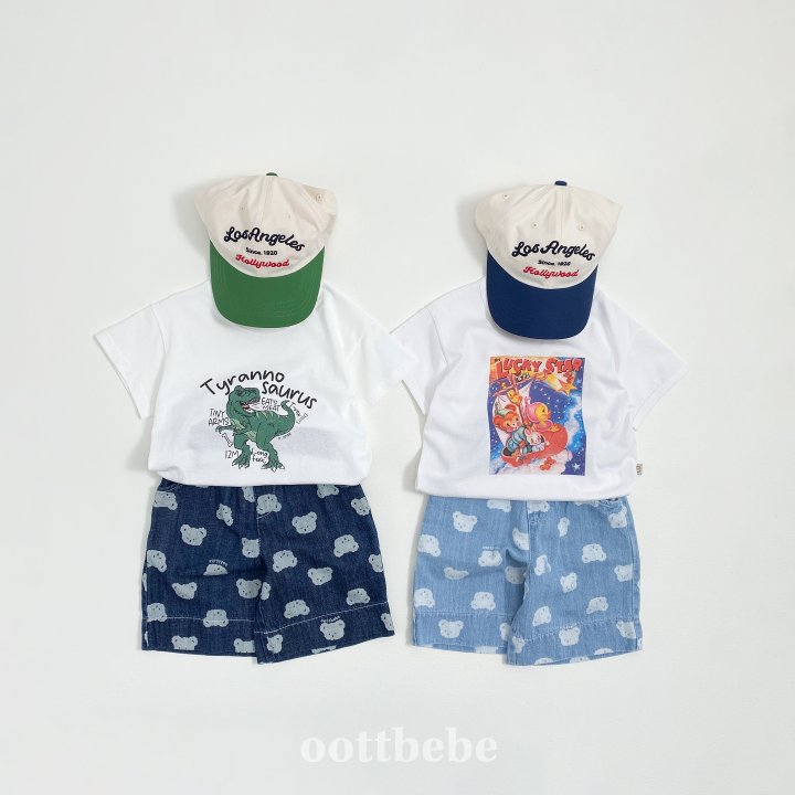 Oott Bebe - Korean Children Fashion - #childofig - Jelly Bear Denim Pants