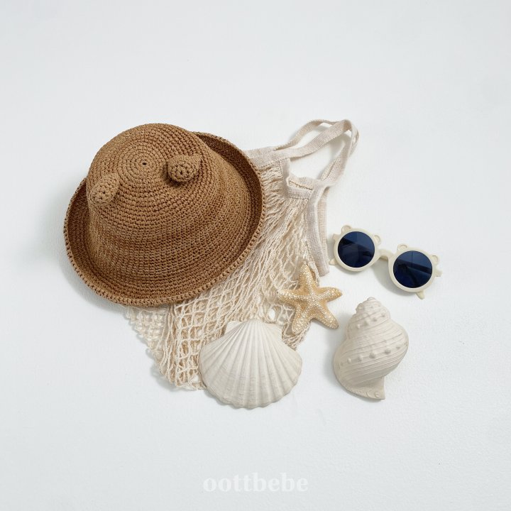 Oott Bebe - Korean Children Fashion - #childofig - Bear Bucket Hat - 4