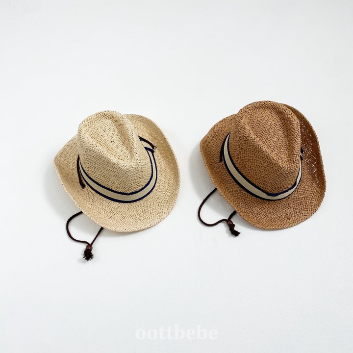 Oott Bebe - Korean Children Fashion - #childrensboutique - Cowboy Straw