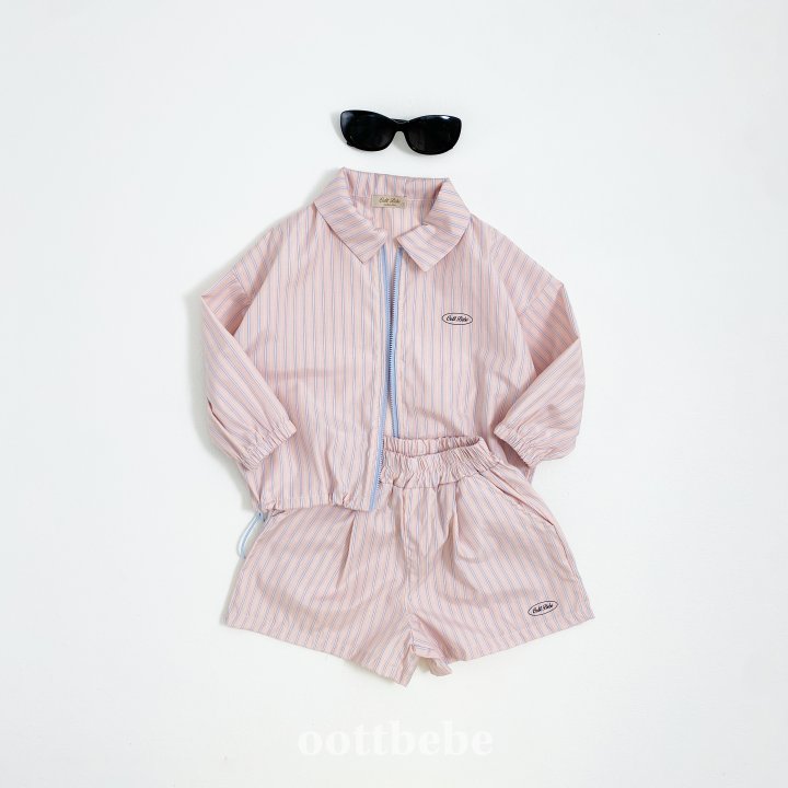 Oott Bebe - Korean Children Fashion - #childrensboutique - Pose Collar Windbreaker - 6