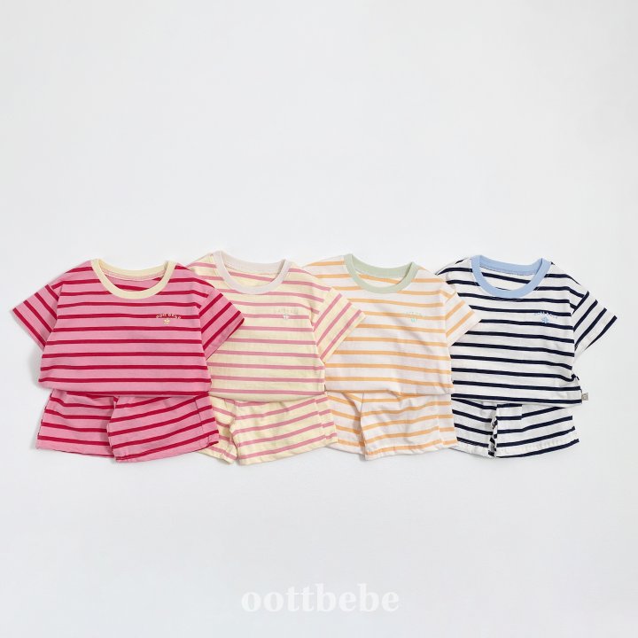 Oott Bebe - Korean Children Fashion - #designkidswear - Star Candy Top Bottom Set