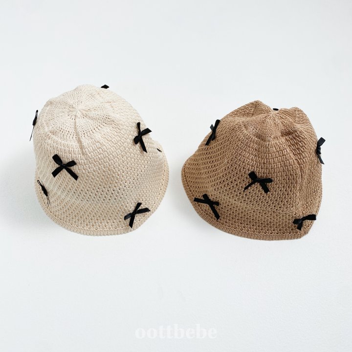 Oott Bebe - Korean Children Fashion - #childrensboutique - Ribbon Bucket Hat - 4