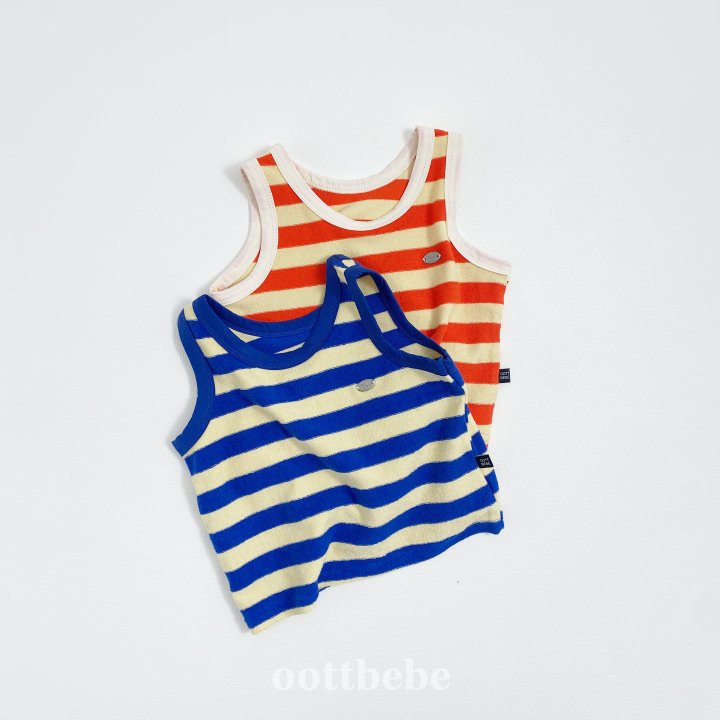 Oott Bebe - Korean Children Fashion - #childrensboutique - Honeybee Stripe Set - 4