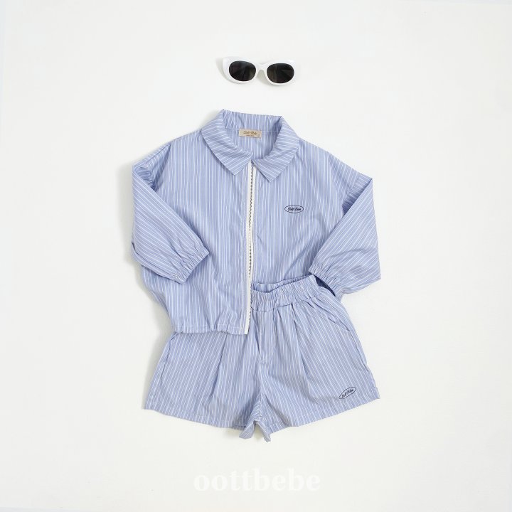 Oott Bebe - Korean Children Fashion - #designkidswear - Pose Collar Windbreaker - 7