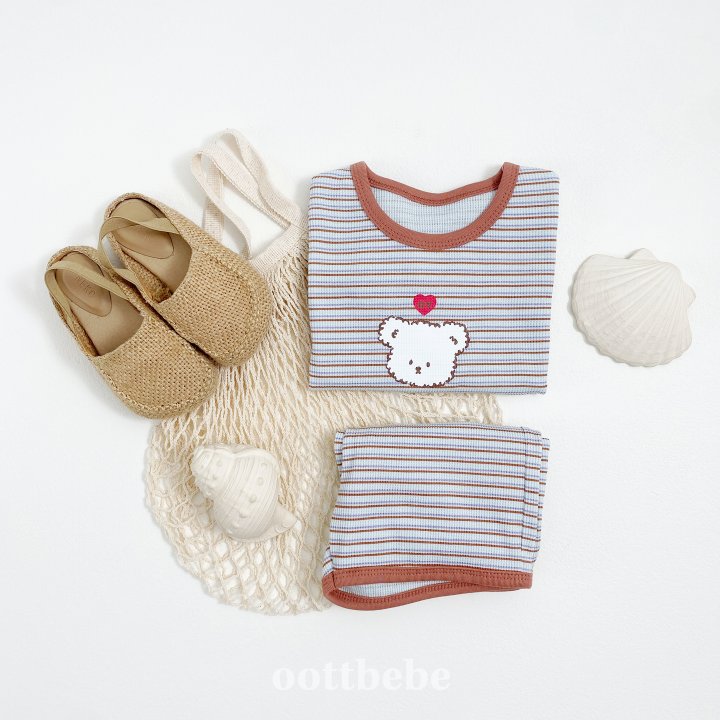 Oott Bebe - Korean Children Fashion - #designkidswear - Bead Waffle Set - 5