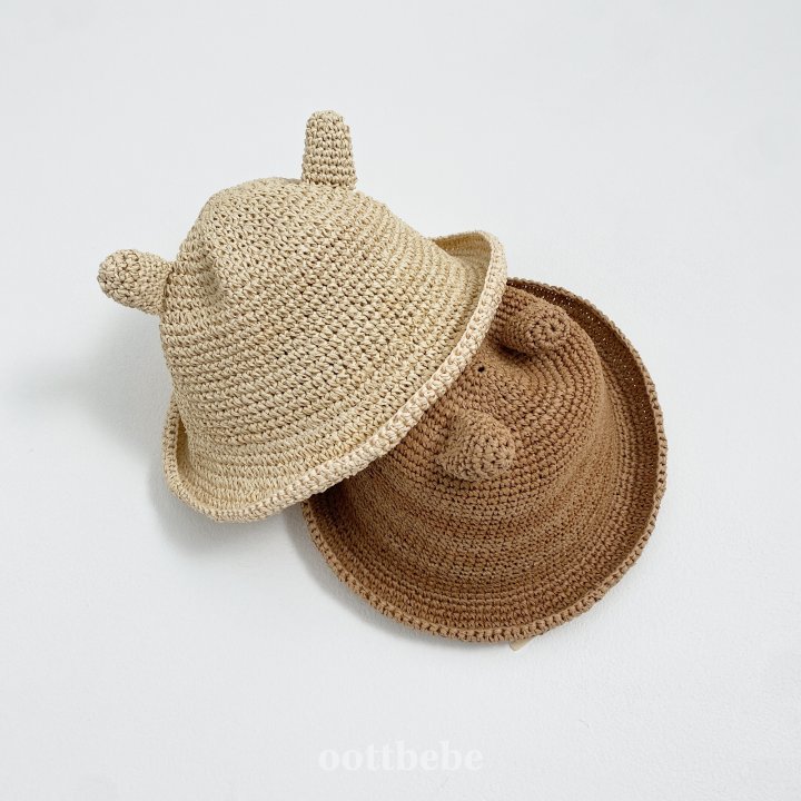 Oott Bebe - Korean Children Fashion - #discoveringself - Bear Bucket Hat - 6