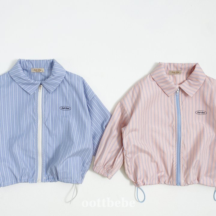 Oott Bebe - Korean Children Fashion - #discoveringself - Pose Collar Windbreaker - 8