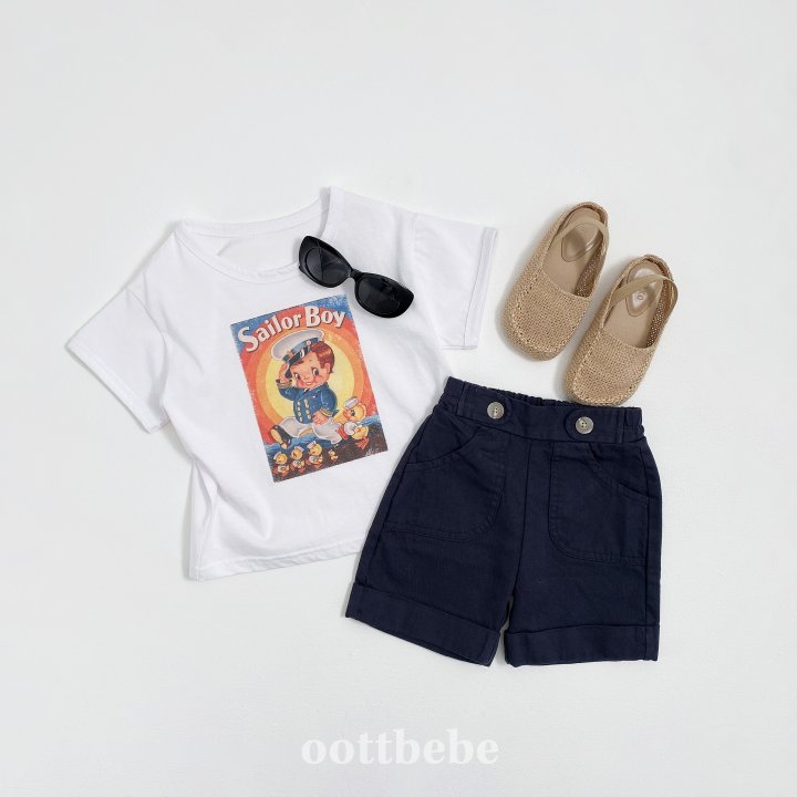 Oott Bebe - Korean Children Fashion - #fashionkids - Vintage Post Tee - 8