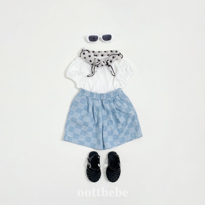 Oott Bebe - Korean Children Fashion - #fashionkids - Ivy Puff Tee - 5