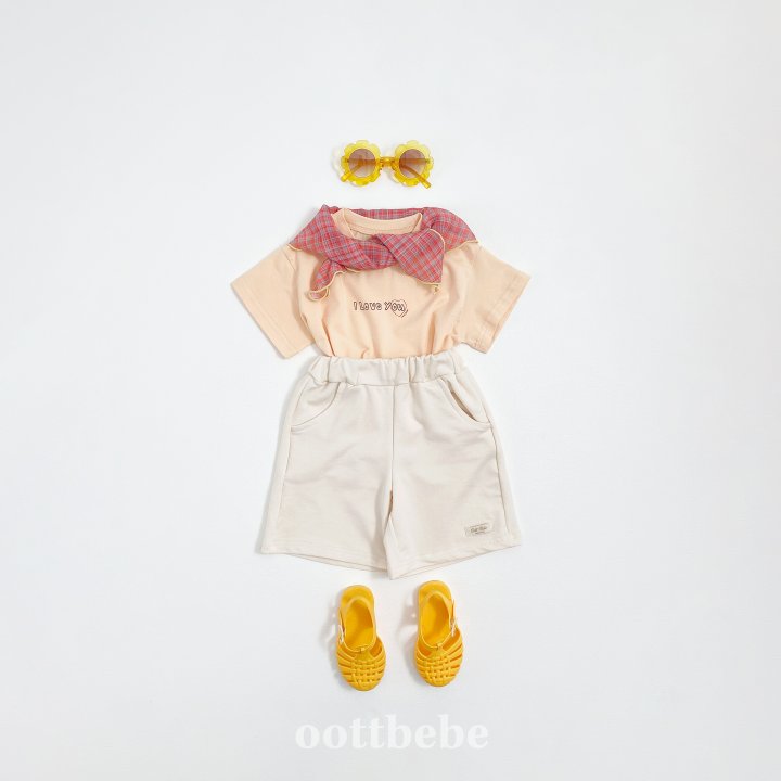 Oott Bebe - Korean Children Fashion - #fashionkids - Jelly Modal Terry Shorts - 3