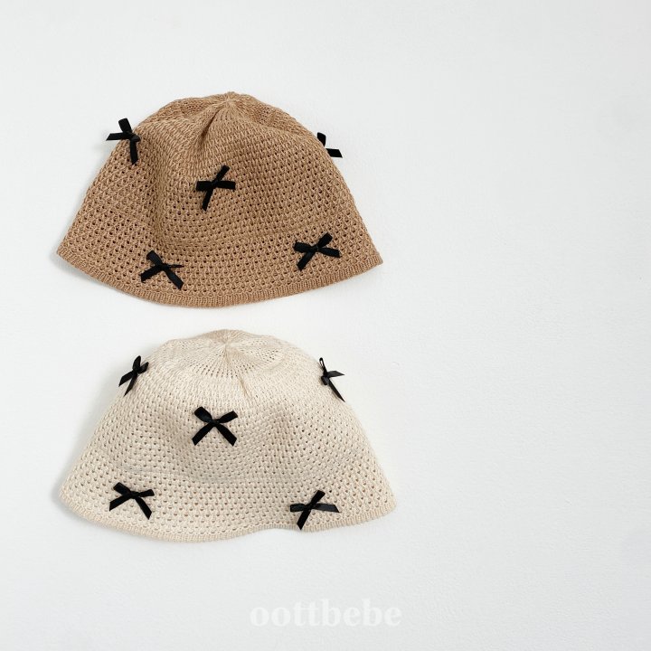 Oott Bebe - Korean Children Fashion - #kidsshorts - Ribbon Bucket Hat - 7