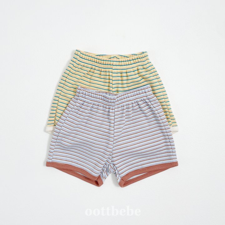 Oott Bebe - Korean Children Fashion - #kidsshorts - Bead Waffle Set - 8