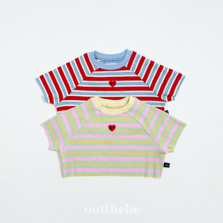 Oott Bebe - Korean Children Fashion - #fashionkids - Heart Set - 4