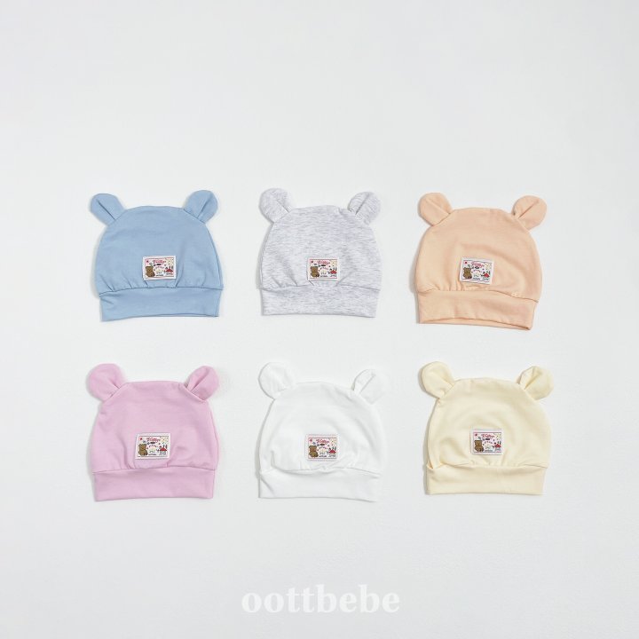 Oott Bebe - Korean Children Fashion - #kidsstore - I Love Bear Beanie