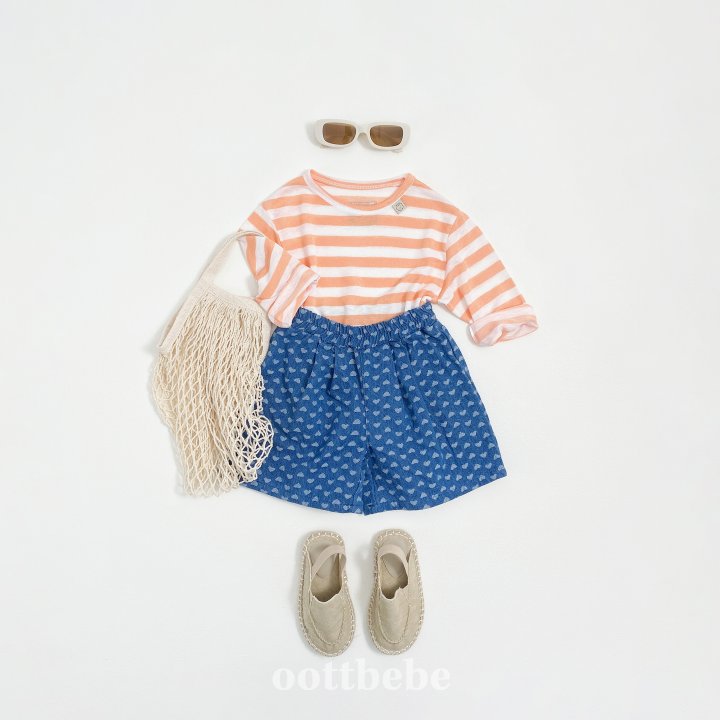 Oott Bebe - Korean Children Fashion - #kidsshorts - Zenji Denim Pants - 4