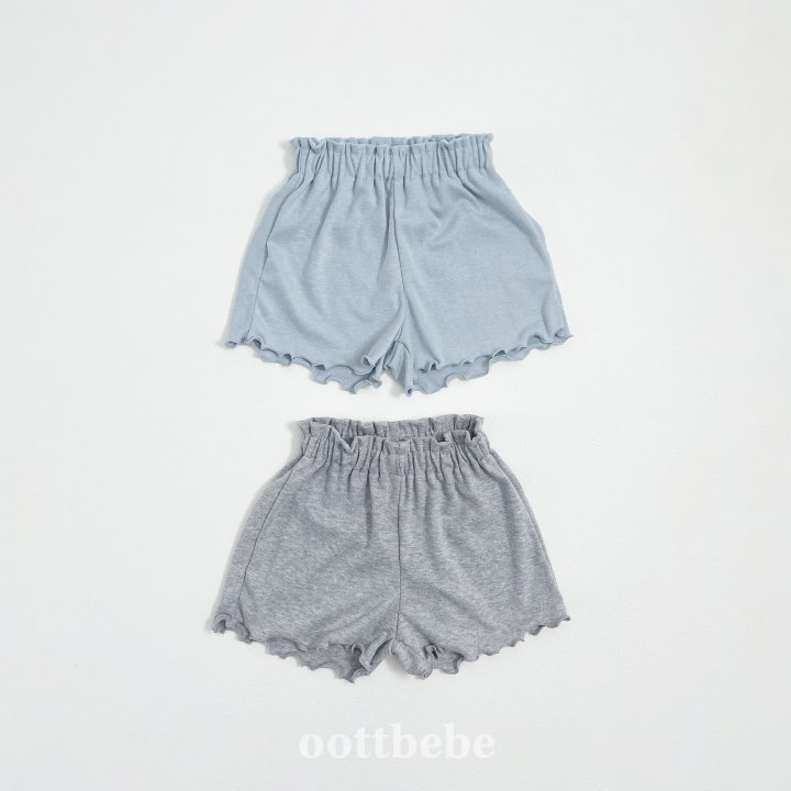 Oott Bebe - Korean Children Fashion - #kidsstore - Shiny Frill Pants